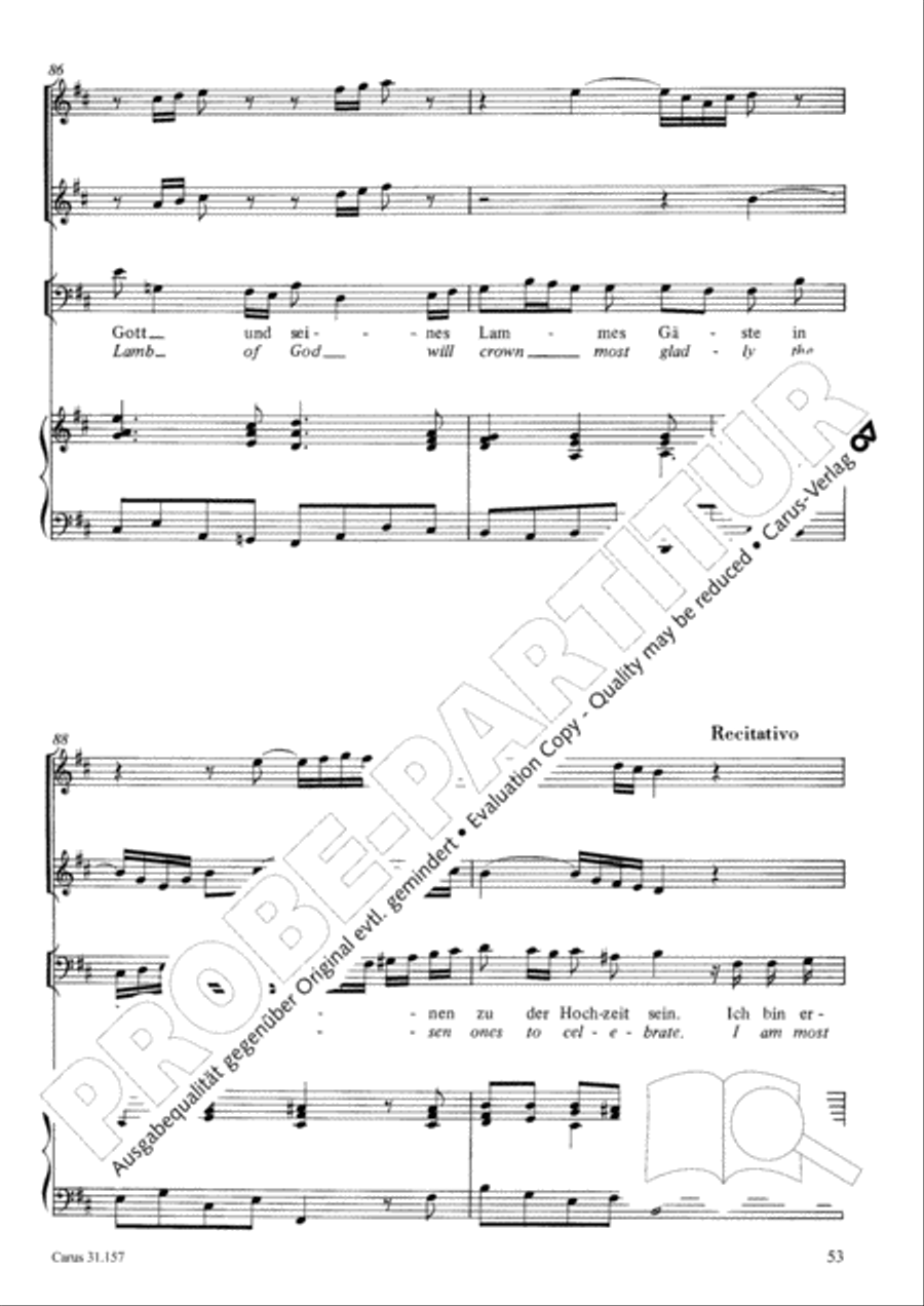 Lord, do not depart until I am blessed (Ich lasse dich nicht, du segnest mich denn) TB scores gallery preview page 54