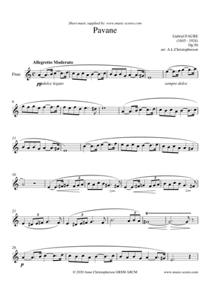 Op.50 Pavane - Solo Flute