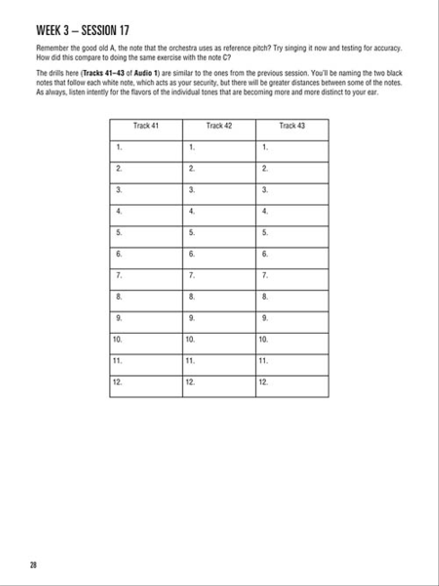 Hal Leonard Perfect Pitch Method image number null