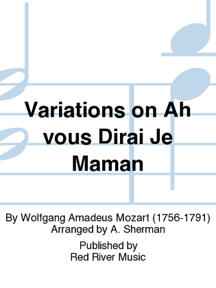 Book cover for Variations on Ah vous Dirai Je Maman