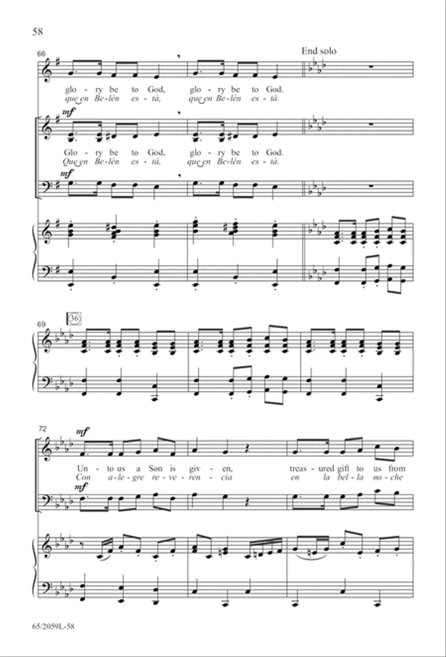 The Christmas Story The Christmas Story 3-Part scores gallery preview page 59