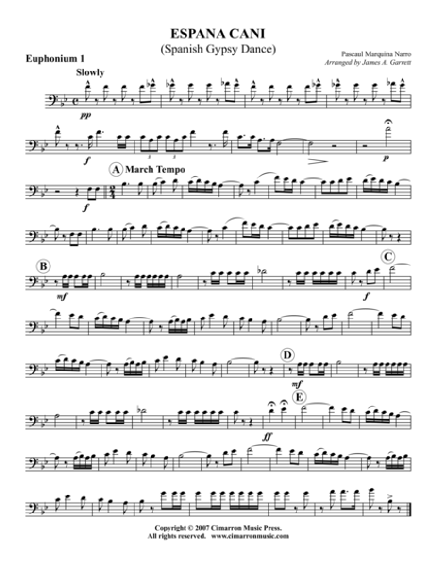Espana Cani Espana Cani Large Ensemble scores gallery preview page 5