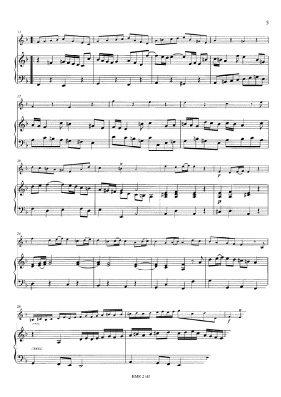 Sonata No. 5 in D minor Organ scores gallery preview page 5
