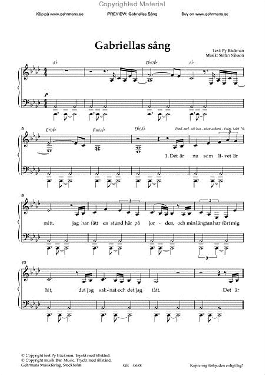 Gabriellas sang 4-Part scores gallery preview page 3