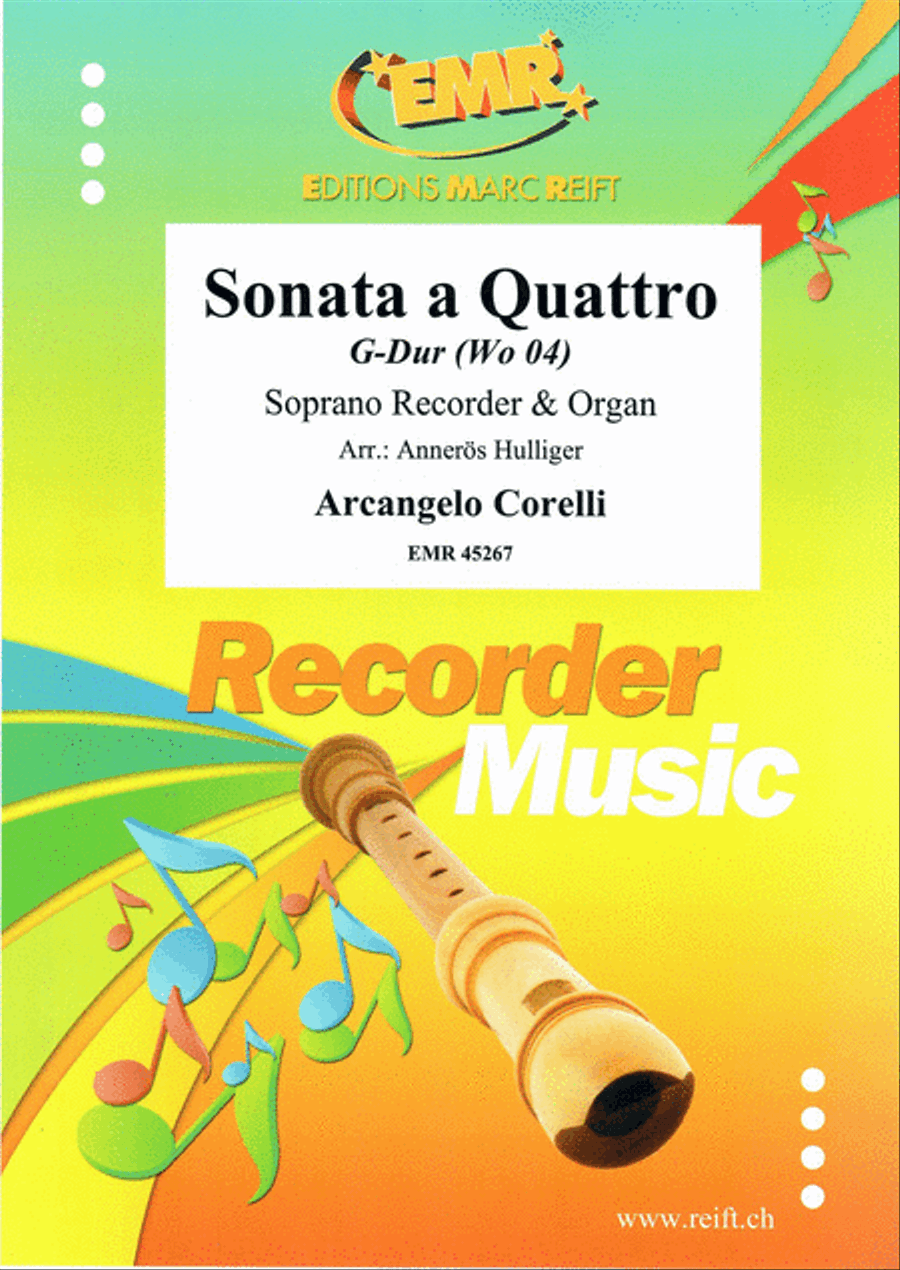 Sonata a Quattro Sonata a Quattro Soprano Recorder scores gallery preview page 1