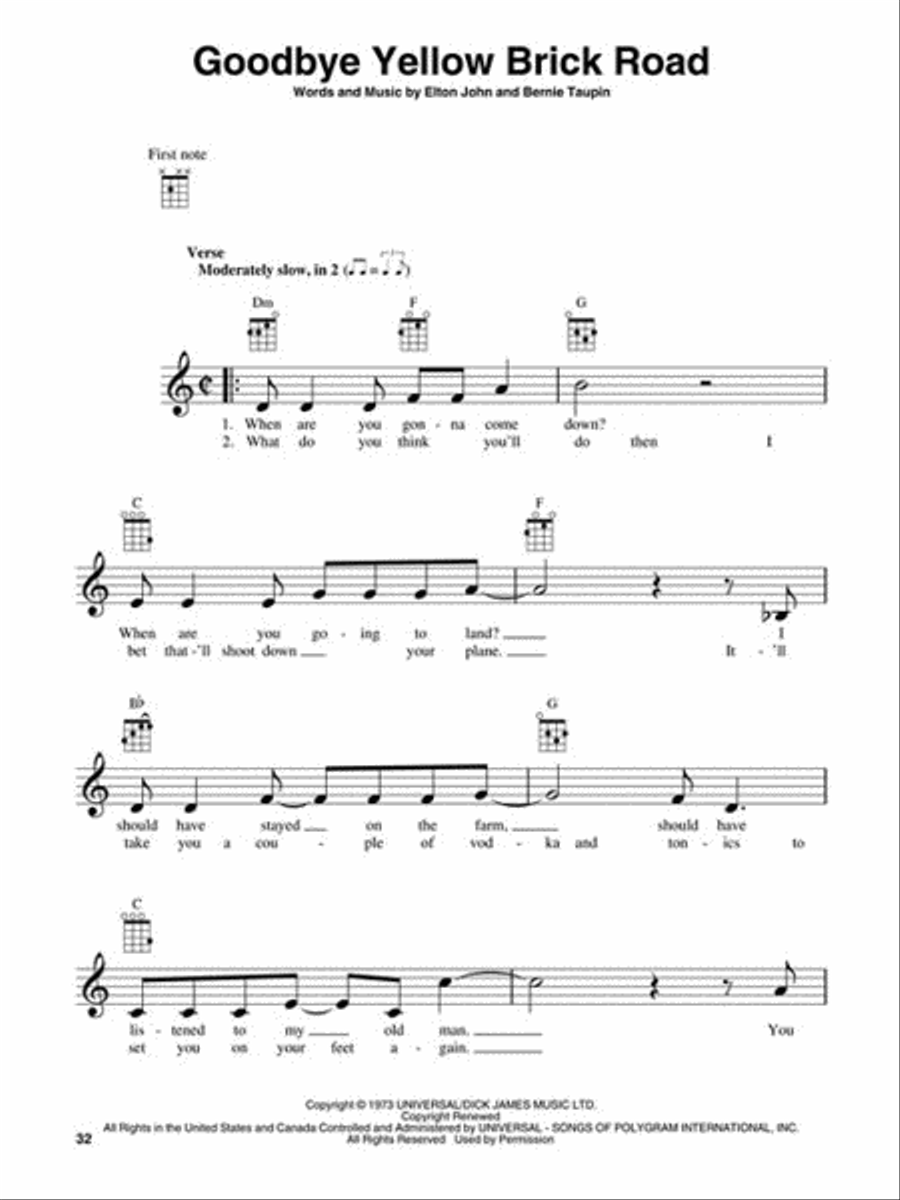 <br>Sheet music extract