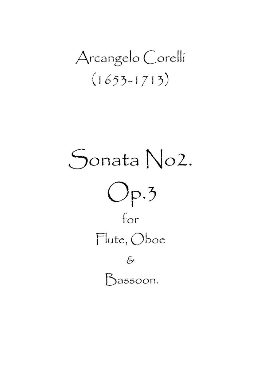 Sonata No.2 Op.3 image number null