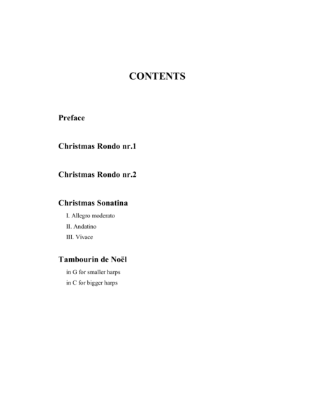 A Merry French Christmas: 14 traditional French carols arranged in form of rondos and sonatas