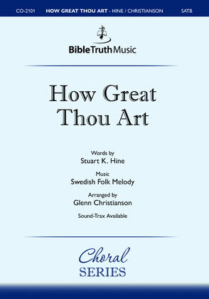 Book cover for How Great Thou Art Choir SATB