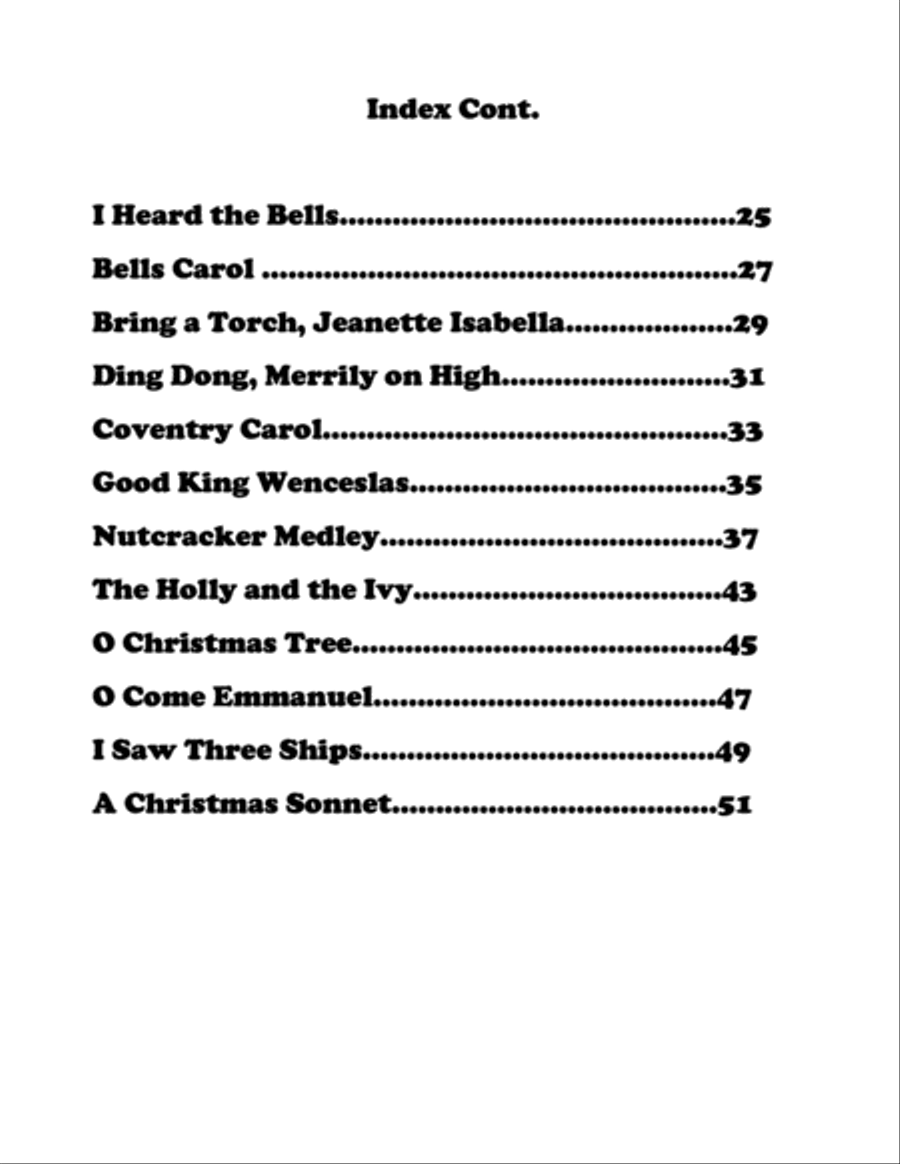 A Very Clarinet Christmas Clarinet Duet scores gallery preview page 3