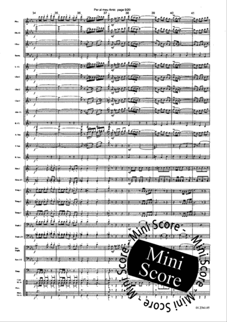 For My Friend Concert Band scores gallery preview page 9