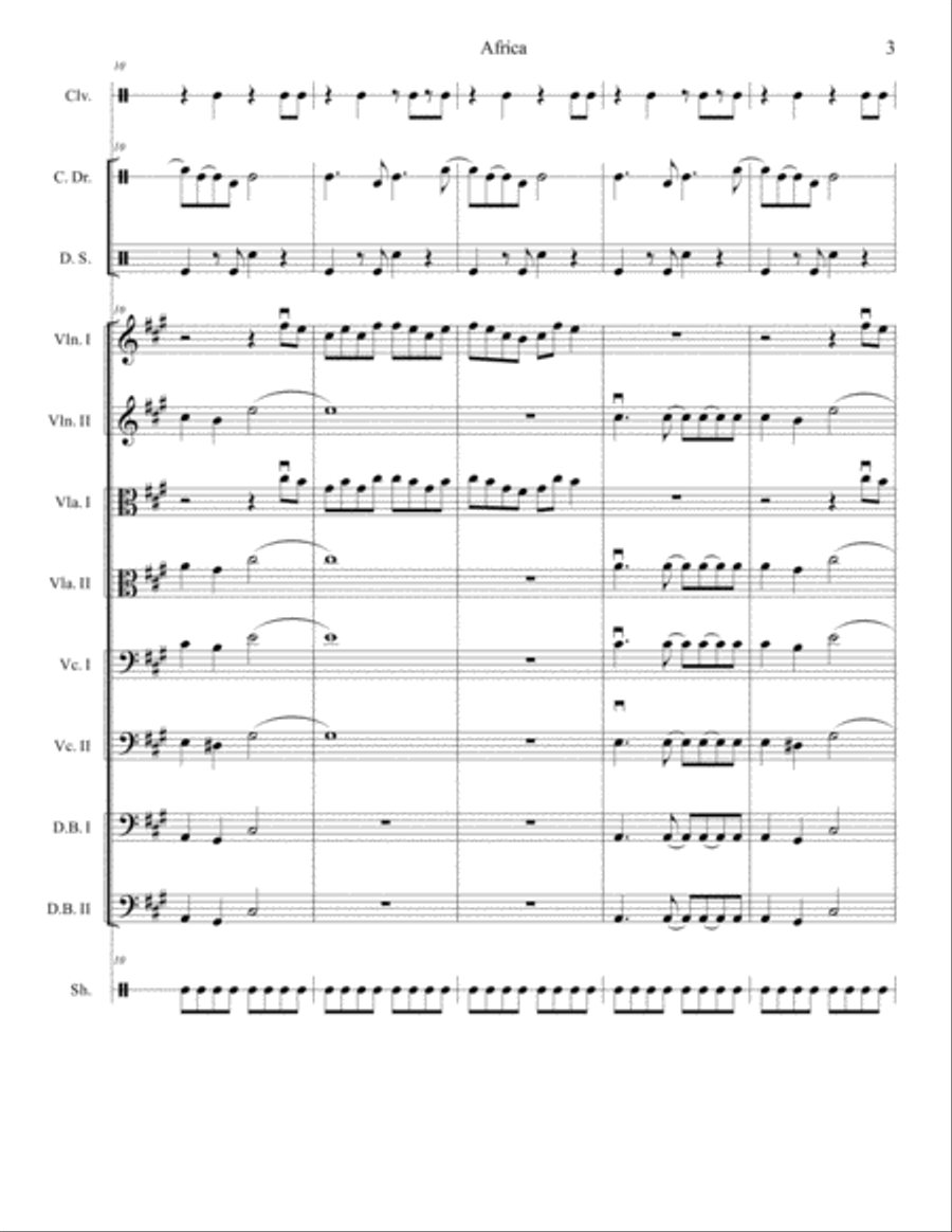 Africa String Quartet scores gallery preview page 3