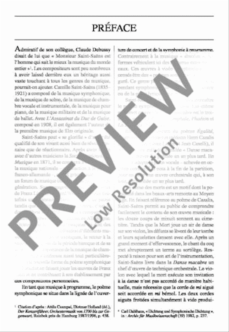 Danse macabre Danse macabre Orchestra scores gallery preview page 8