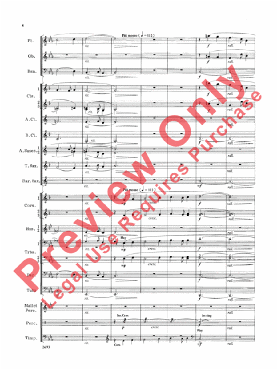 An Irish Interlude Concert Band scores gallery preview page 9