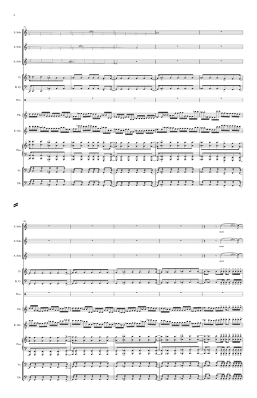 ...death has friends Large Ensemble scores gallery preview page 6