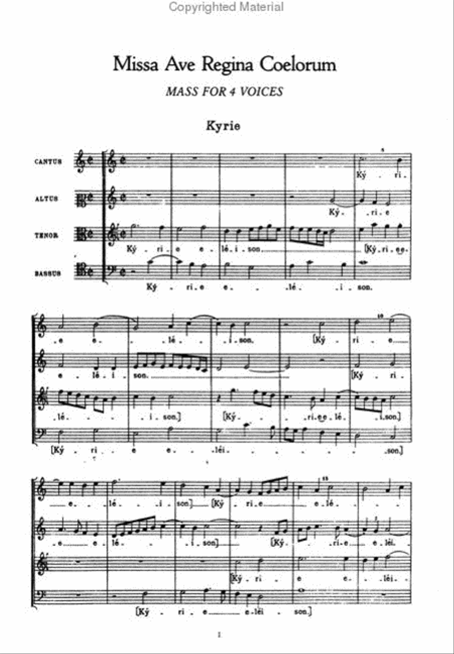 Masses and Motets Choir scores gallery preview page 2