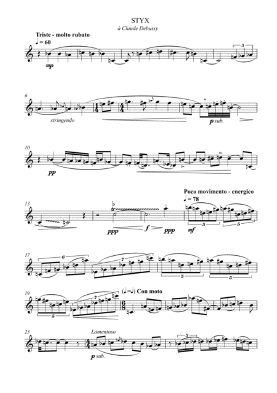 Styx Flute Solo scores gallery preview page 3