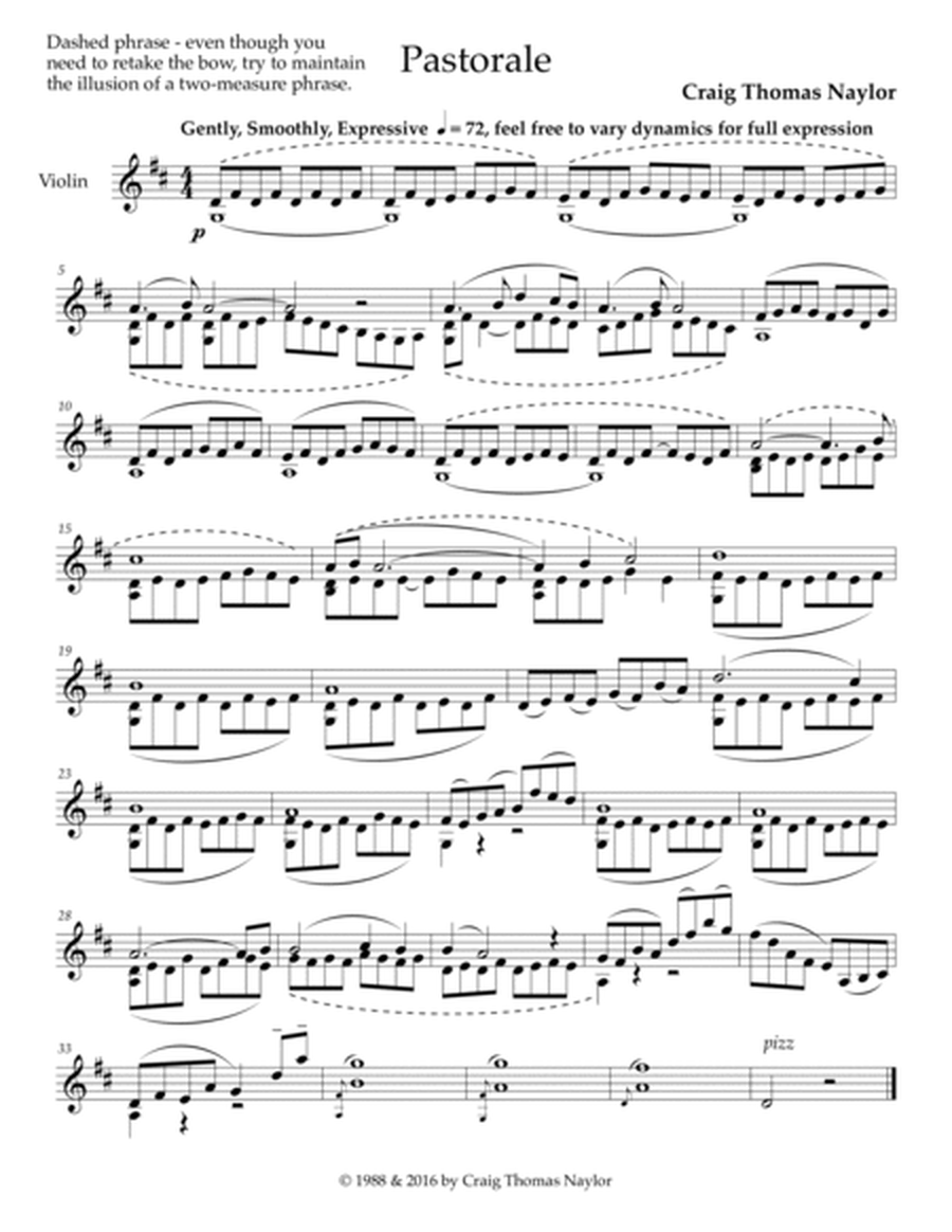 Four Short Solo Violin Songs image number null