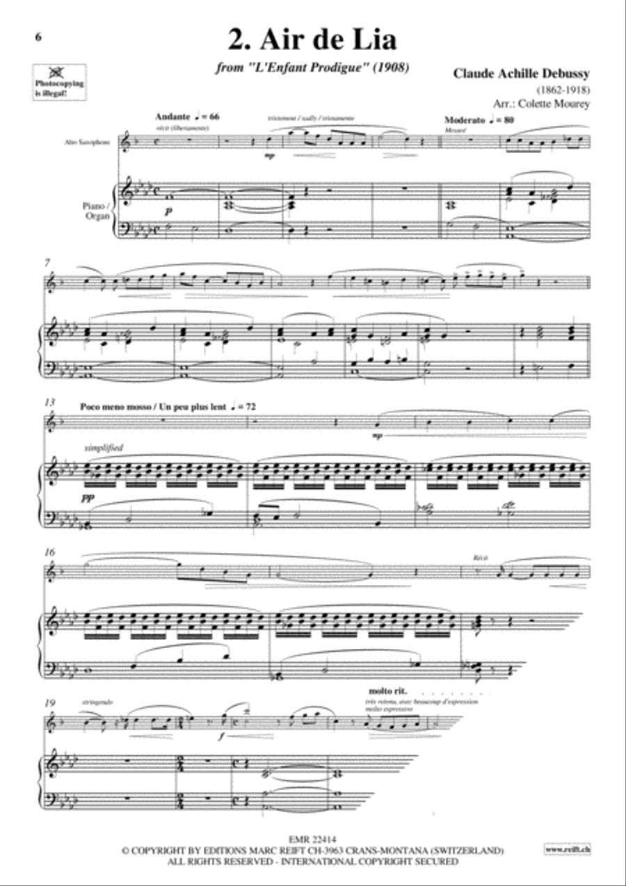 20 Greatest Arias Alto Saxophone scores gallery preview page 4