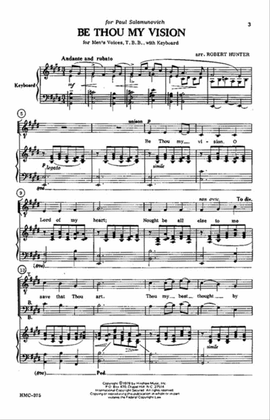 Be Thou My Vision Be Thou My Vision 3-Part scores gallery preview page 2