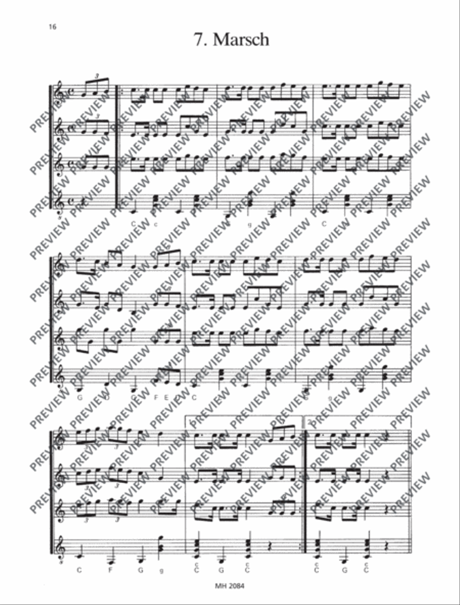 Hackbrett und Flöte Flute scores gallery preview page 17