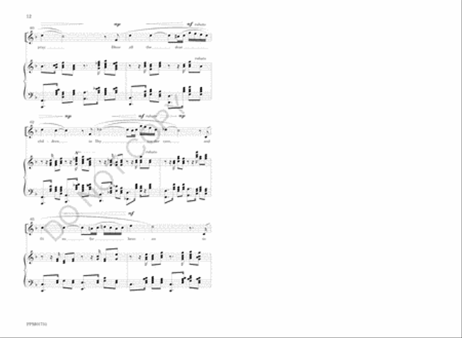 Away in a Manger Choir scores gallery preview page 15
