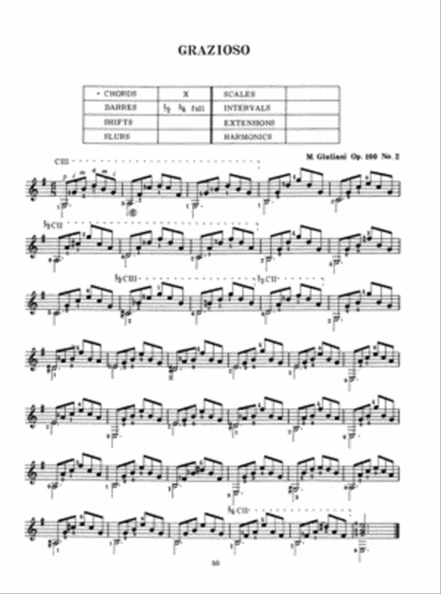 Left Hand Studies for Classical Guitar Acoustic Guitar scores gallery preview page 5