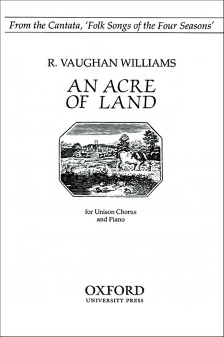 An Acre of Land An Acre of Land Unison Choir scores gallery preview page 1