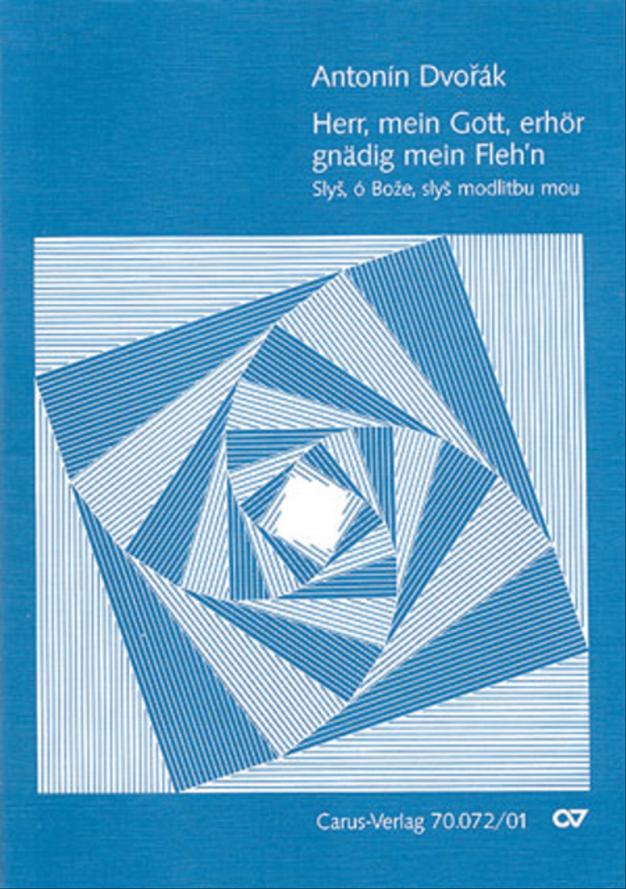 Slys, o Boze, slys modlitbu mou (Herr, mein Gott, erhor gnadig mein Fleh'n) 4-Part scores gallery preview page 1
