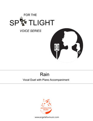 Book cover for "Rain" Duet Version 2