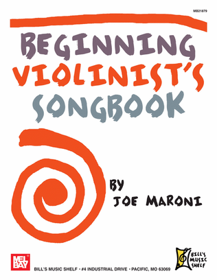 Book cover for Beginning Violinist's Songbook
