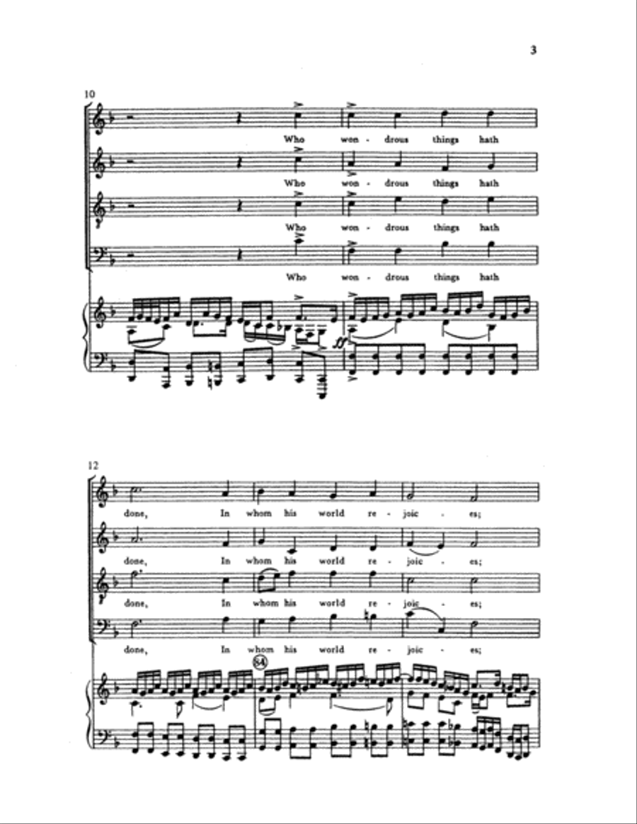 A Psalm Of Thanksgiving A Psalm Of Thanksgiving 4-Part scores gallery preview page 4