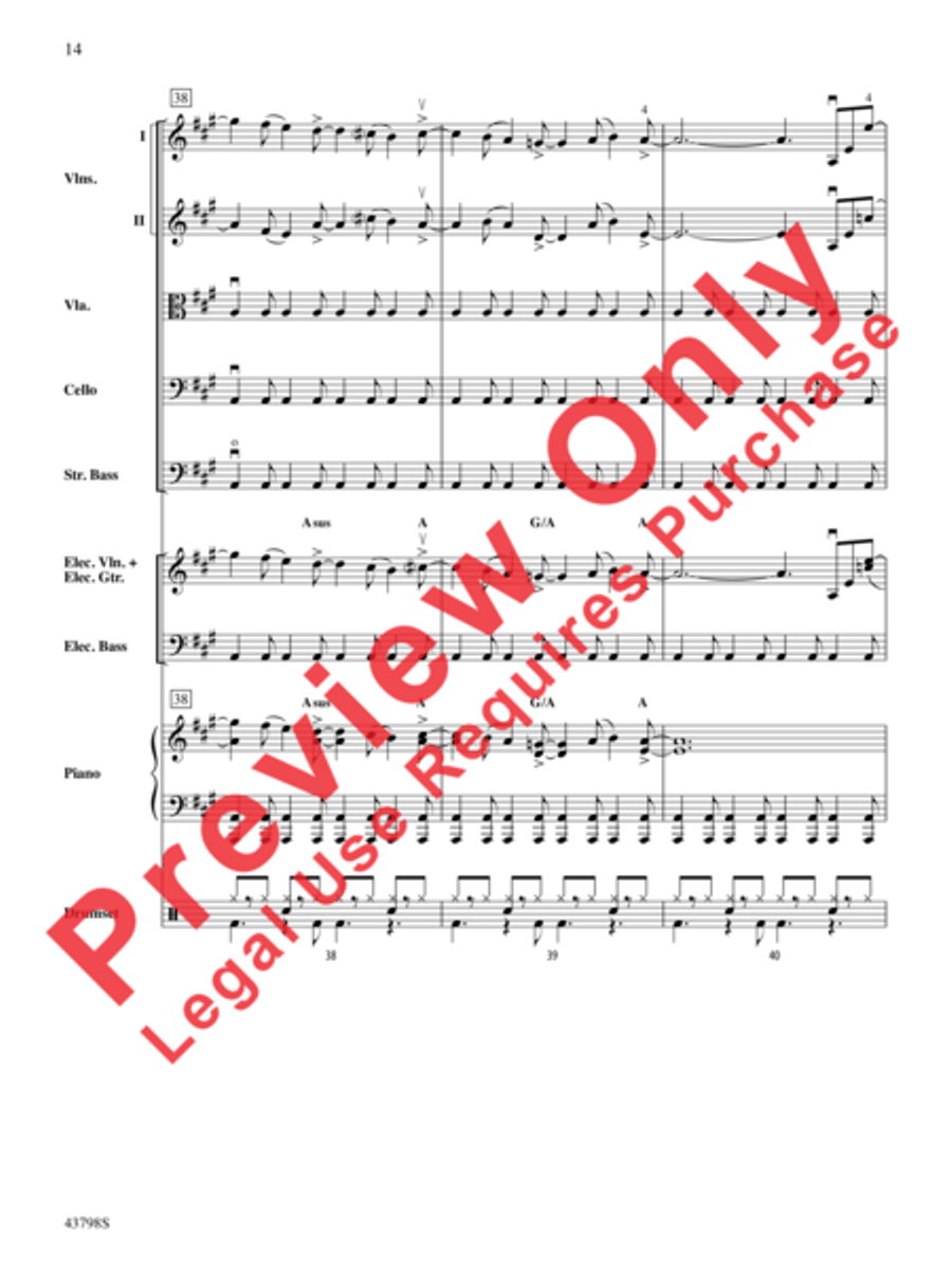 Siberian Sleigh Ride Siberian Sleigh Ride String Orchestra scores gallery preview page 7