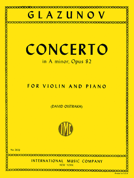 Concerto in A minor, Op. 82 (OISTRAKH)