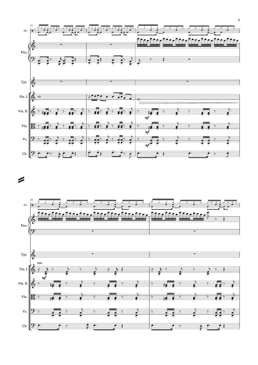 Misirlou for string orchestra String Orchestra scores gallery preview page 5