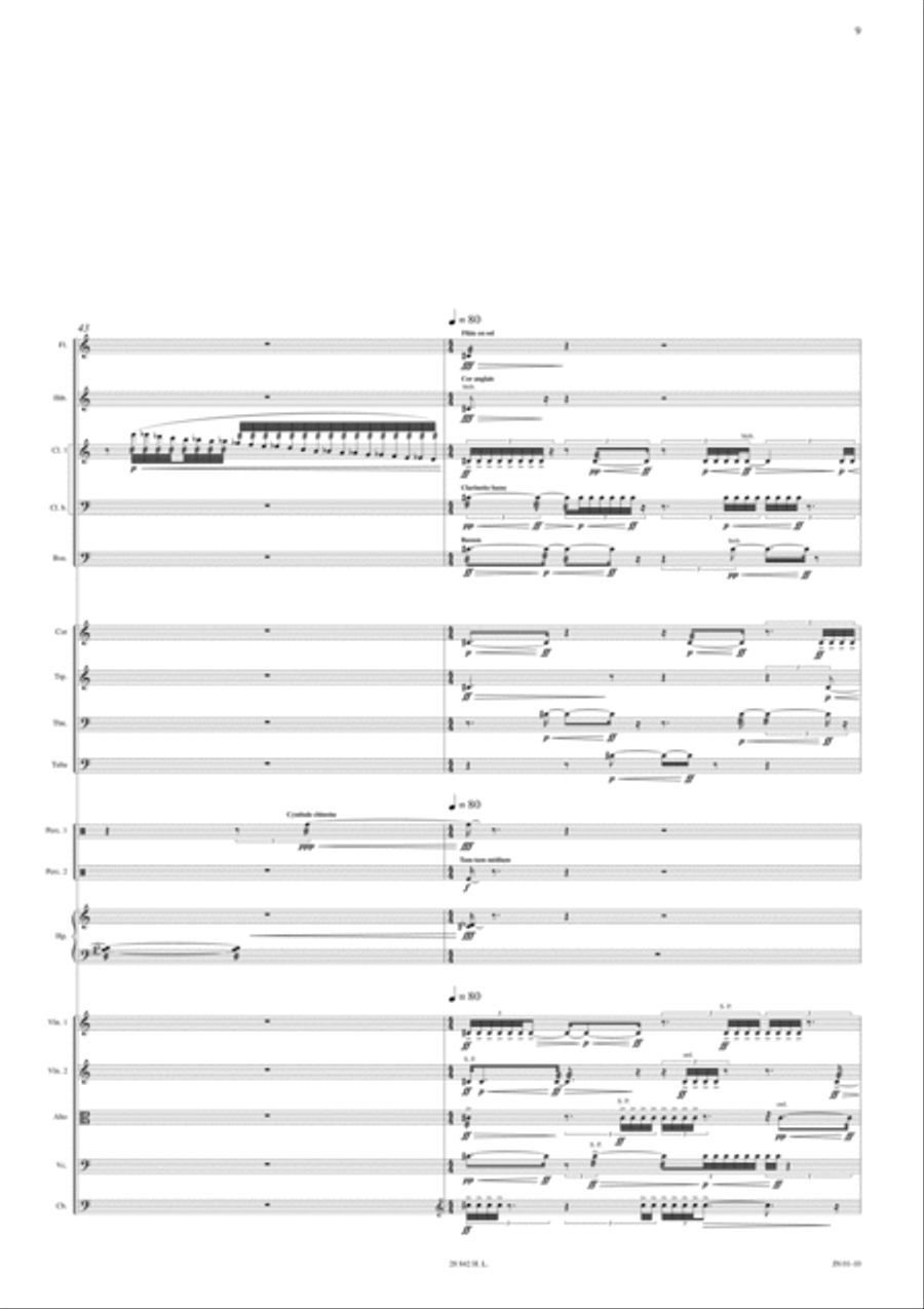 Concerto de chambre No. 1 Score scores gallery preview page 8