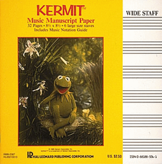 Book cover for Kermit Manuscript Paper