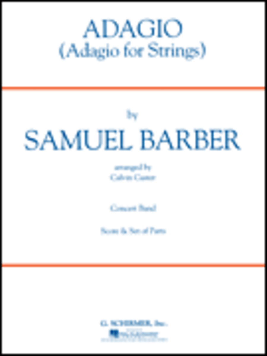 Adagio for Strings Concert Band scores gallery preview page 1