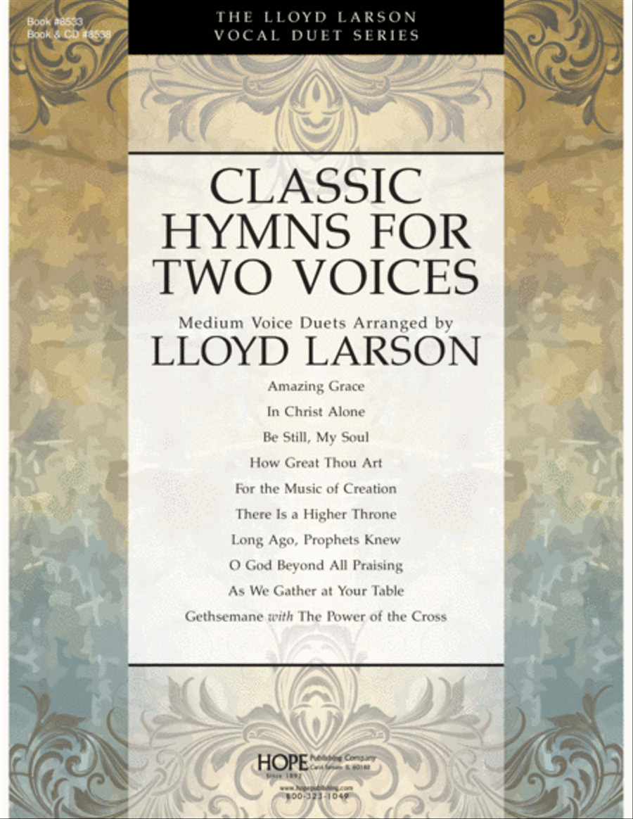 Book cover for Classic Hymns for Two Voices, Vol. 1-Score-Digital Download