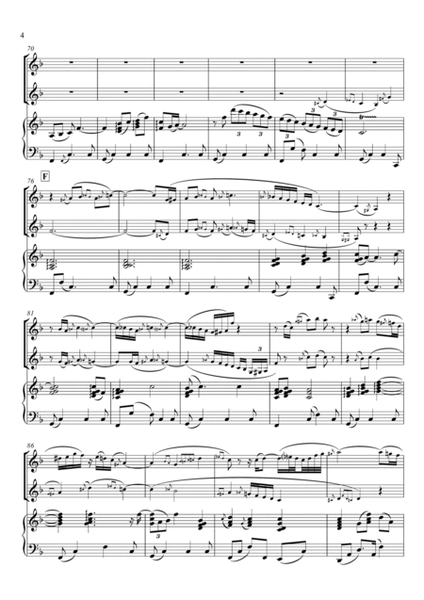 Amazing grace TRIO (Piano & 2 Violins) image number null