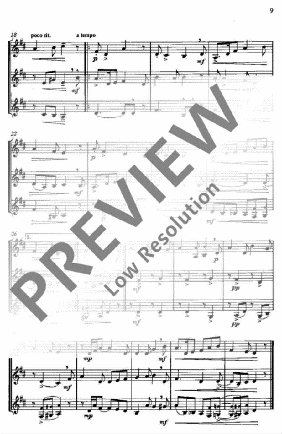 Dance Movements from Europe Performance Score scores gallery preview page 10