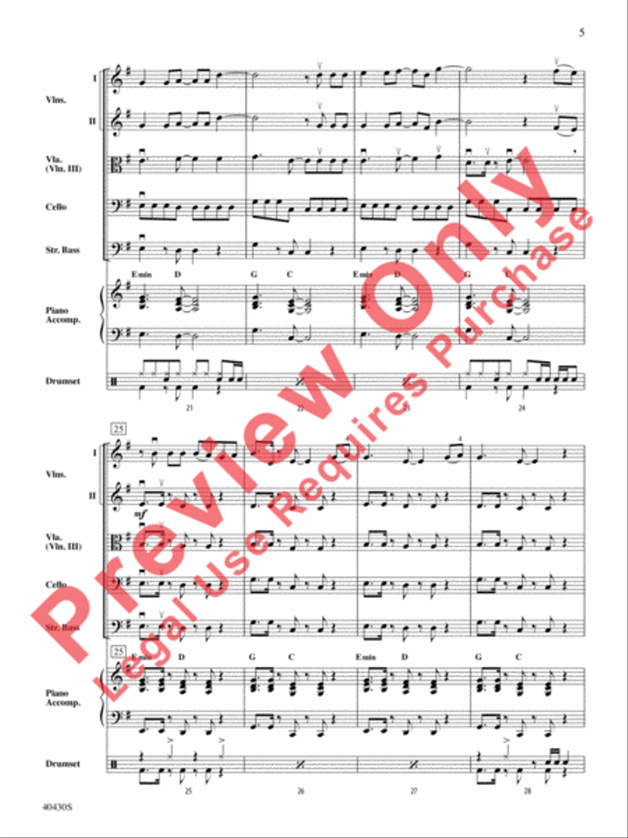 Dynamite String Orchestra scores gallery preview page 6