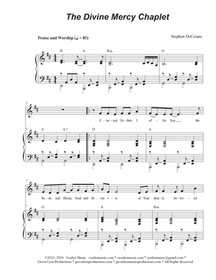 The Divine Mercy Chaplet (Unison choir)