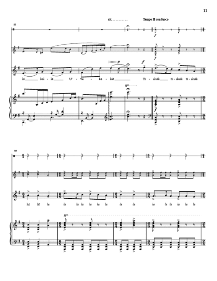 Five Hebrew Love Songs - Solo Soprano Version Choir scores gallery preview page 10