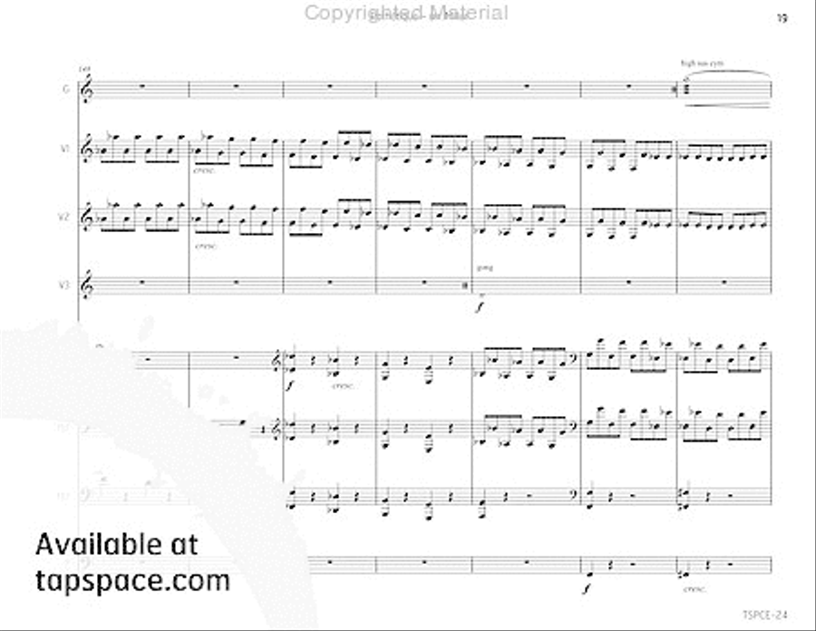 Pathetique Percussion Ensemble scores gallery preview page 24