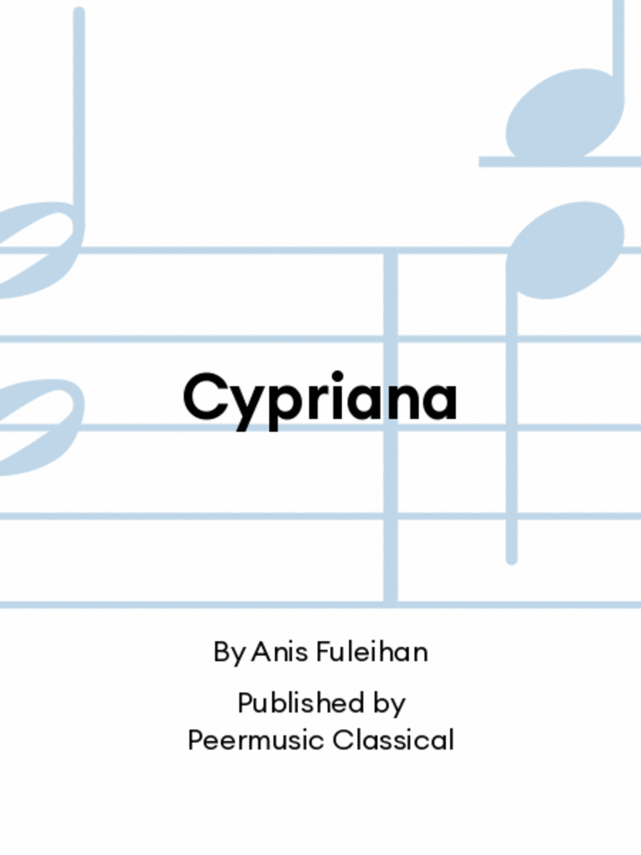 Cypriana Chamber Music scores gallery preview page 1