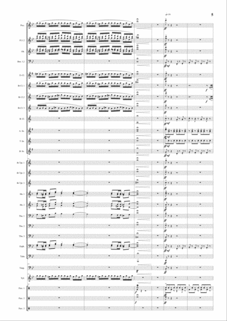 BEIJING BEIJING Concert Band scores gallery preview page 5
