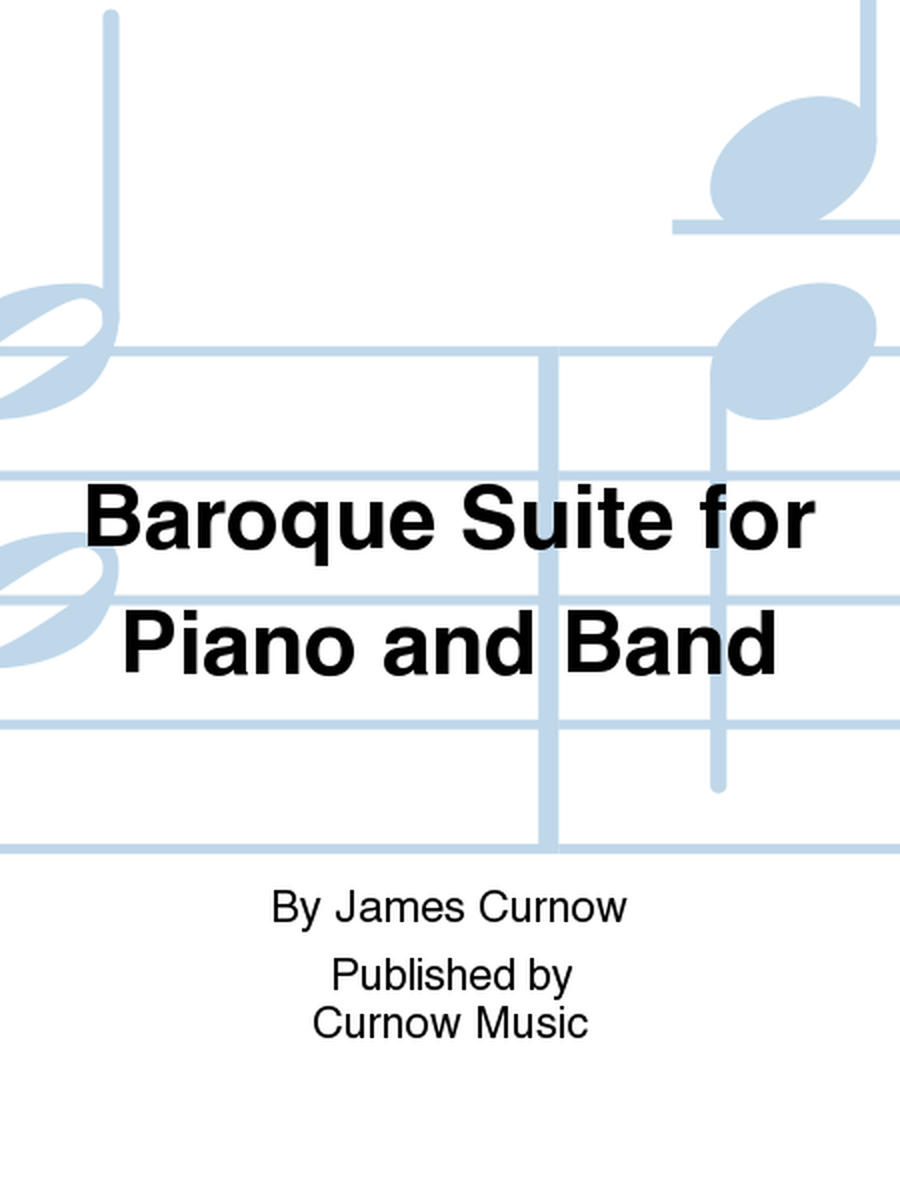 Baroque Suite for Piano and Band image number null