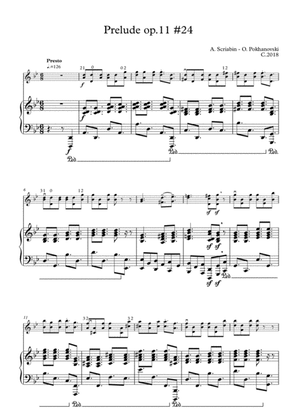 Scriabin Prelude op.11 #24