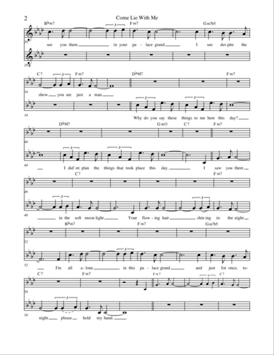 Come Lie with Me (King David and Bathsheba) from 